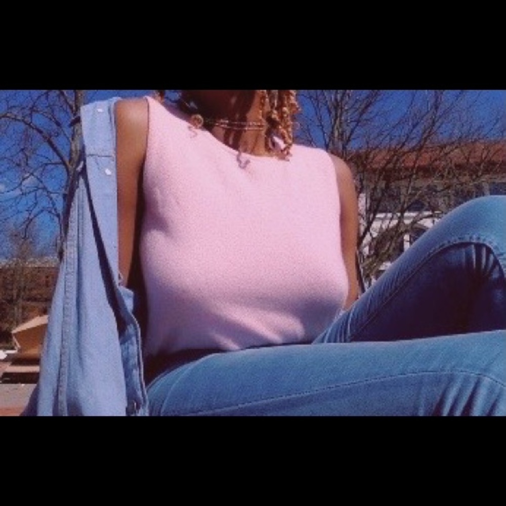 Baby Pink Cashmere Tank! 😇